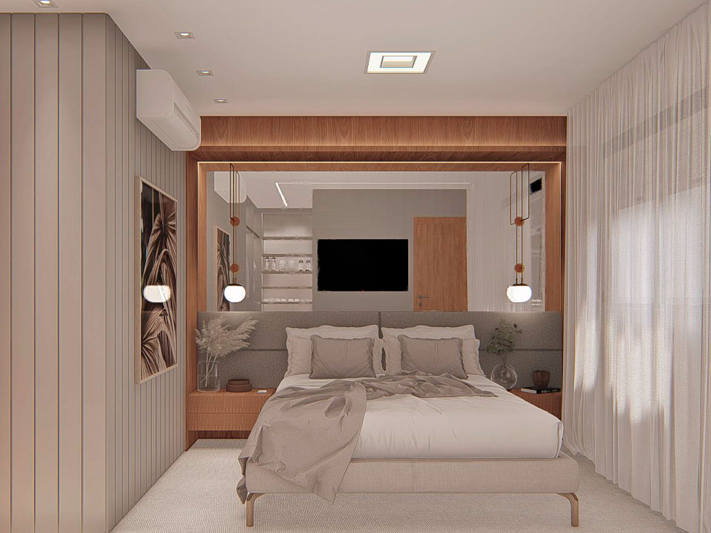 Interior de luxo do apartamento